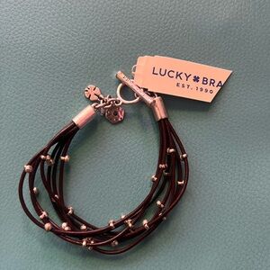 Lucky Brand Multi-Strand leather bracelet